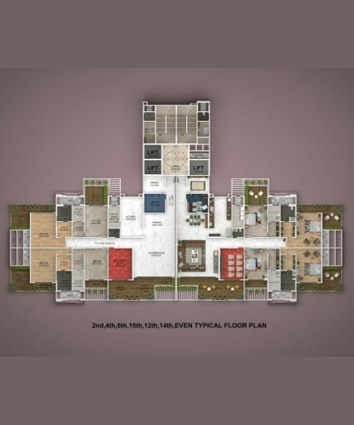 Mohan Tribeca Layout & Floor Plans