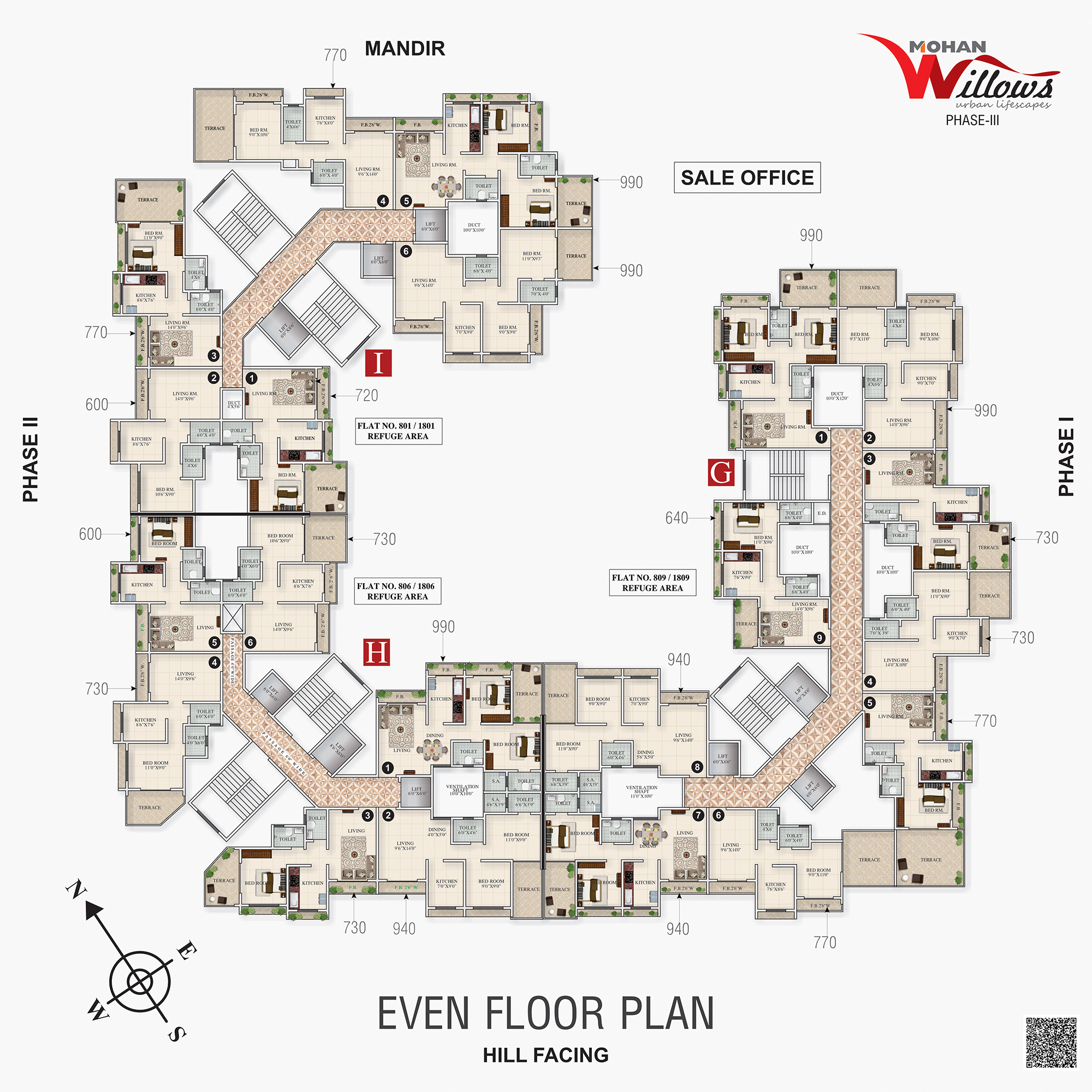 Mohan Willows Layout & Floor Plans