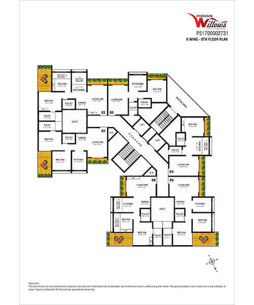 Mohan Willows Layout & Floor Plans
